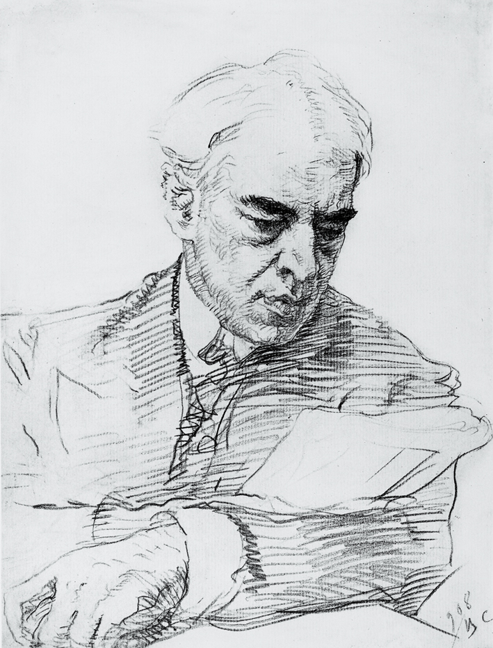  瓦伦丁·亚历山德罗维奇·谢洛夫 Valentin Alexandrovich Serov —— 康斯坦丁斯坦尼斯拉夫斯基的肖像